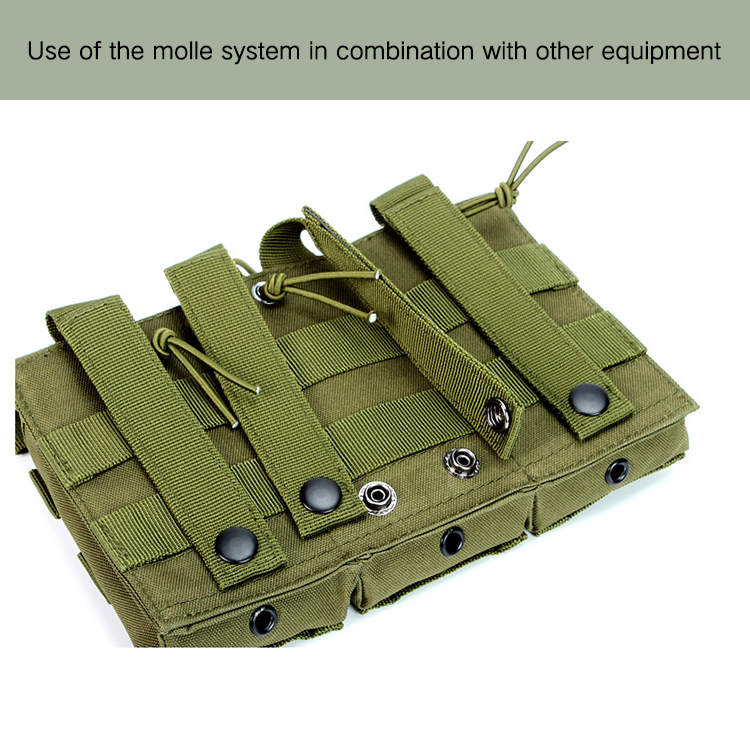 Outdoor Sport Molle Pouch Triple Double Single Quadruple Storage Intercom Magazine multiple pocket Tactical mini Bag