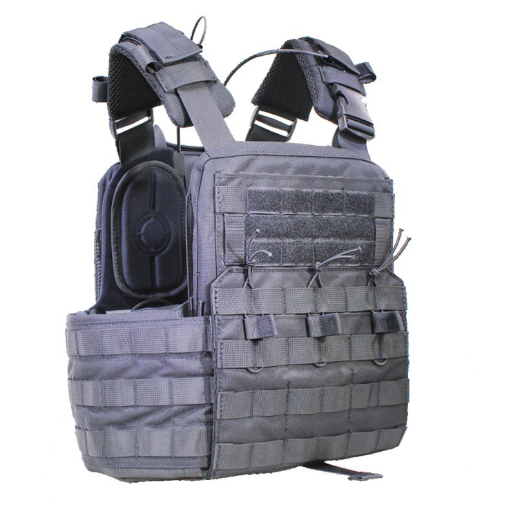 Custom 500d Nylon Plate Carrier Combat Molle Quick Release System Fast Adjust Military Style Tactical Vest