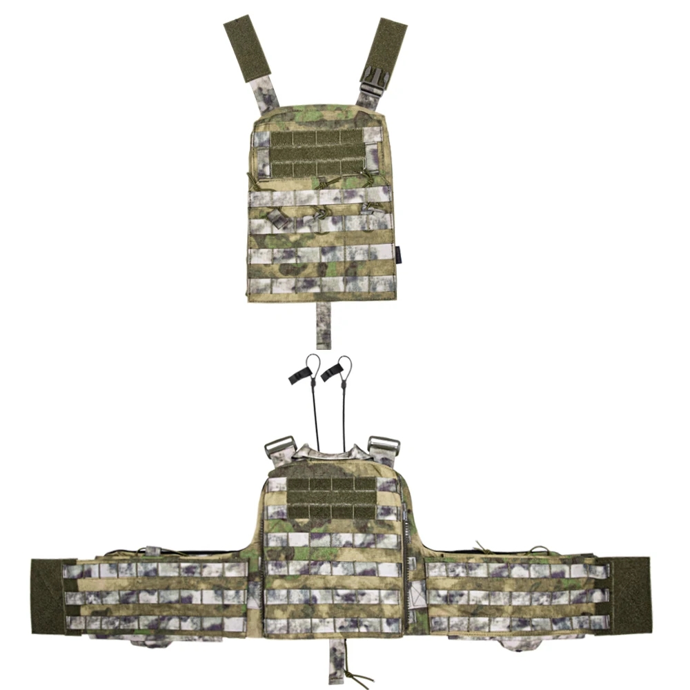 Tac CPC Plate Carrier Anti Infrared Atacs Fg Casualc7 Female Power Plug Ruin camouflage Tactical Military Style Vest 