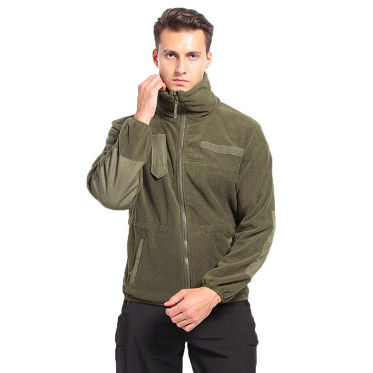 Wholesale Outdoor Windproof Warm Tactical Fleece Jacket