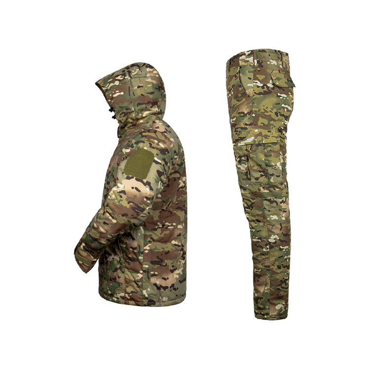 Camouflage Set Cotton-Padded Tactical Gear Jacket Suit