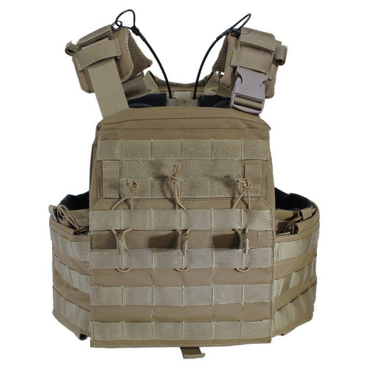 Custom 500d Nylon Plate Carrier Combat Molle Quick Release System Fast Adjust Military Style Tactical Vest