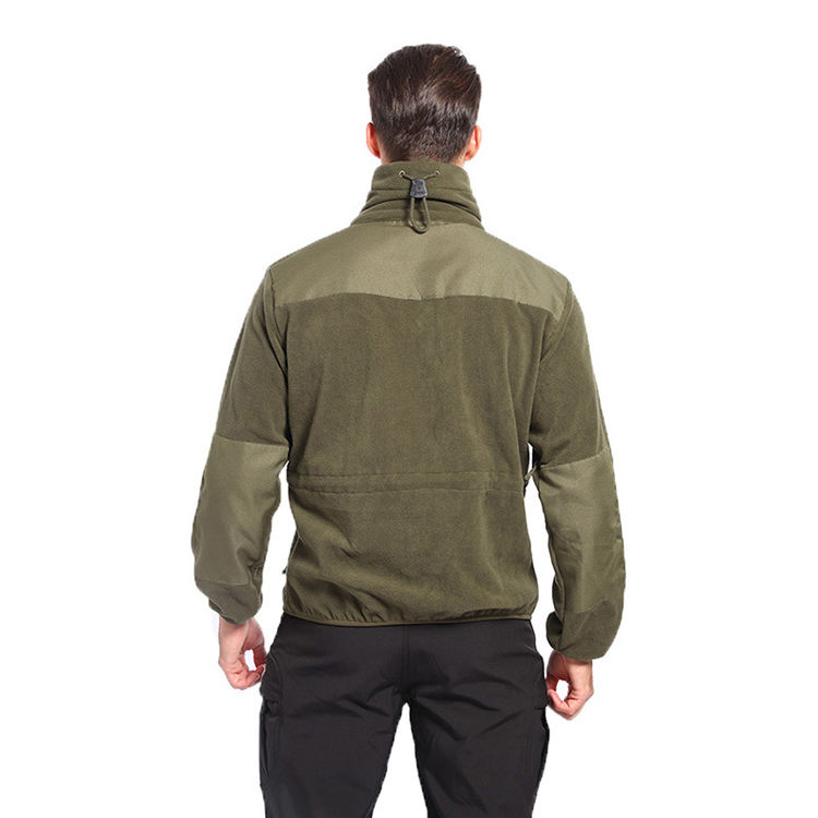 Wholesale Outdoor Windproof Warm Tactical Fleece Jacket