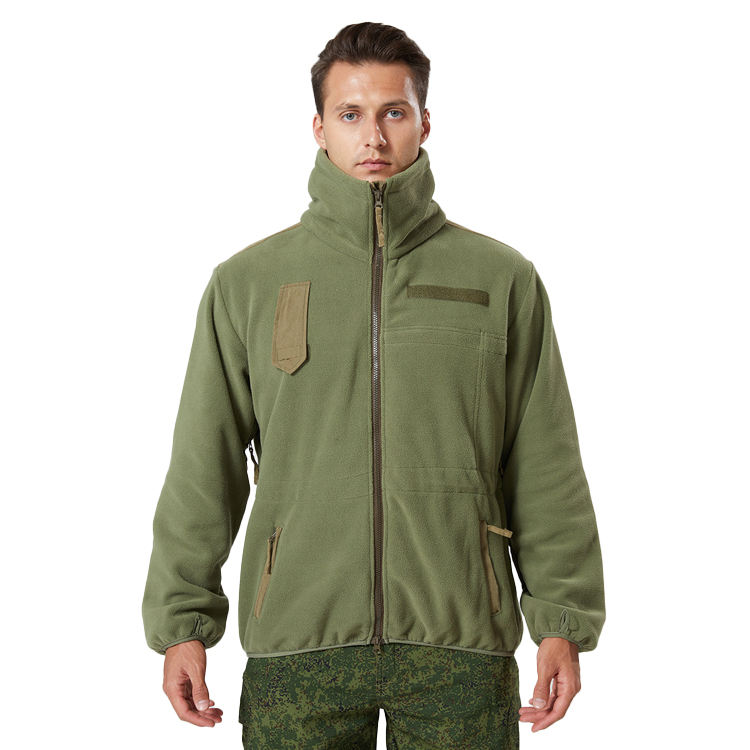 Wholesale Outdoor Windproof Warm Tactical Fleece Jacket