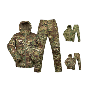 Camouflage Set Cotton-Padded Tactical Gear Jacket Suit