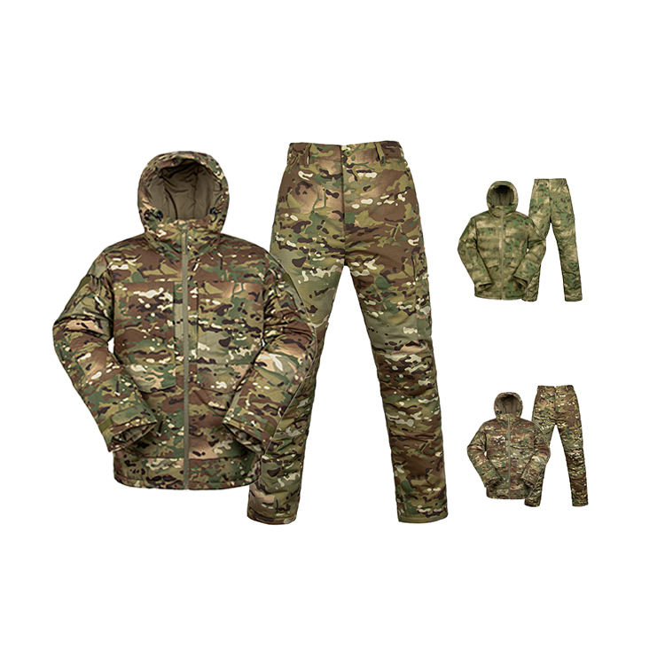 Camouflage Set Cotton-Padded Tactical Gear Jacket Suit