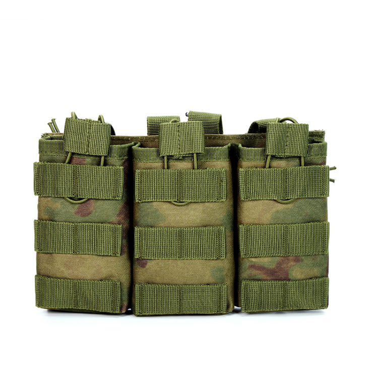 Outdoor Sport Molle Pouch Triple Double Single Quadruple Storage Intercom Magazine multiple pocket Tactical mini Bag