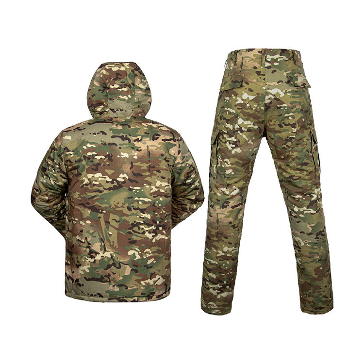 Camouflage Set Cotton-Padded Tactical Gear Jacket Suit