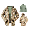 Autumn winter camouflage men's hooded G8 weatherproof three-in-one tactical military apparel jacket suit