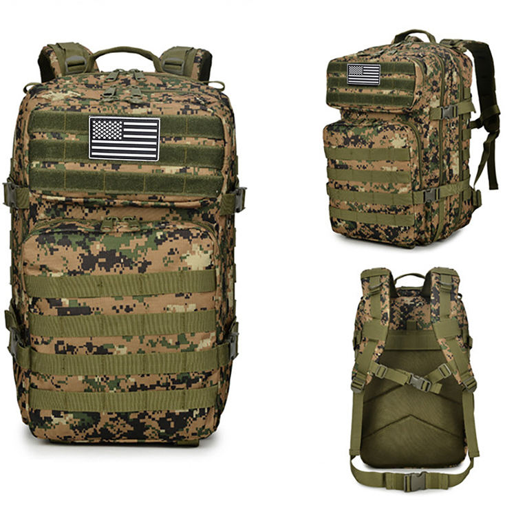 Waterproof Camo Vintage Hydration Tactical Backpack 