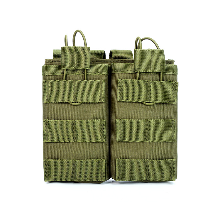 Outdoor Sport Molle Pouch Triple Double Single Quadruple Storage Intercom Magazine multiple pocket Tactical mini Bag