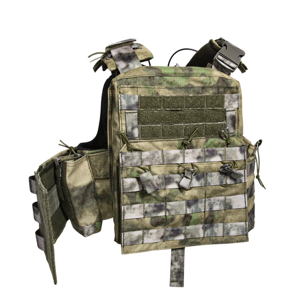 Custom 500d Nylon Plate Carrier Combat Molle Quick Release System Fast Adjust Military Style Tactical Vest