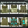 Hunting Jacket Tactical Vest Chaleco Tactico Body Protection Camo Combat Training Plate Carrier Tactical Vest