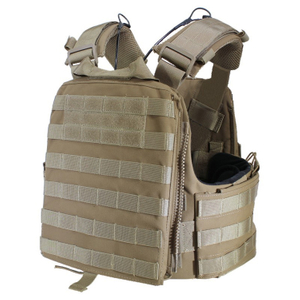 Custom 500d Nylon Plate Carrier Combat Molle Quick Release System Fast Adjust Military Style Tactical Vest