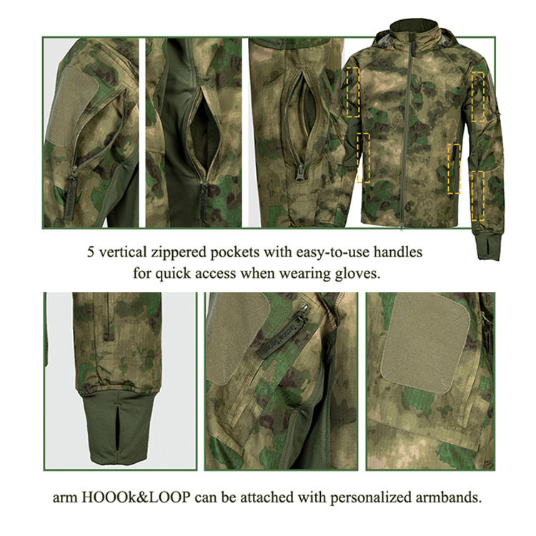 Windproof Waterproof Lightweight Tactical Jacket 