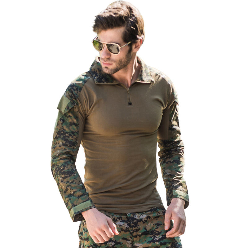 Custom Camouflage Tactical T Shirt 