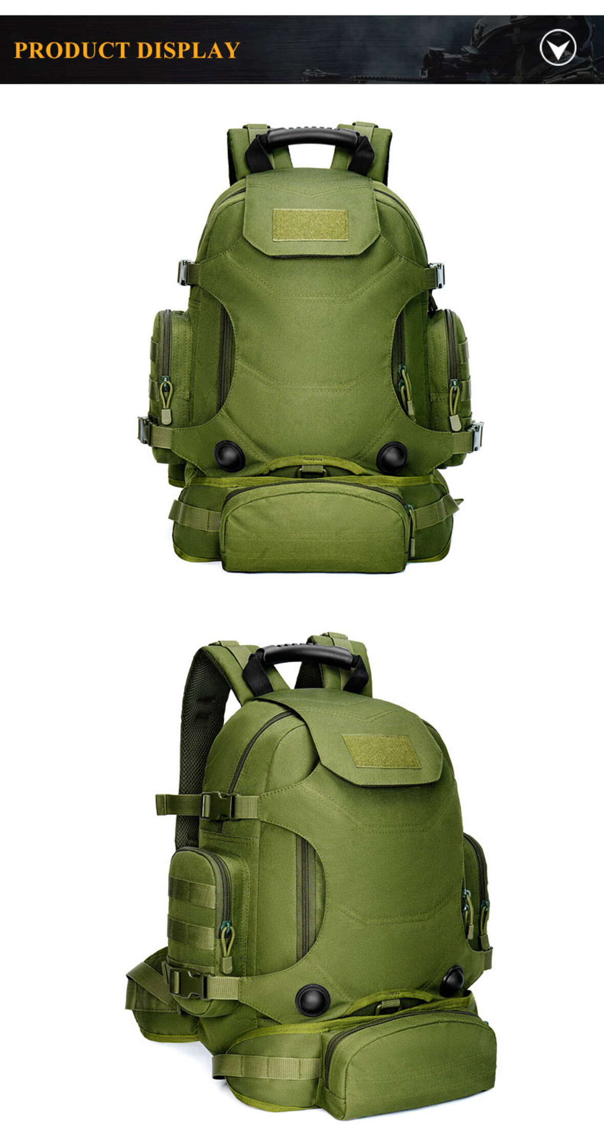 T outdoor large capacity tactical backpack