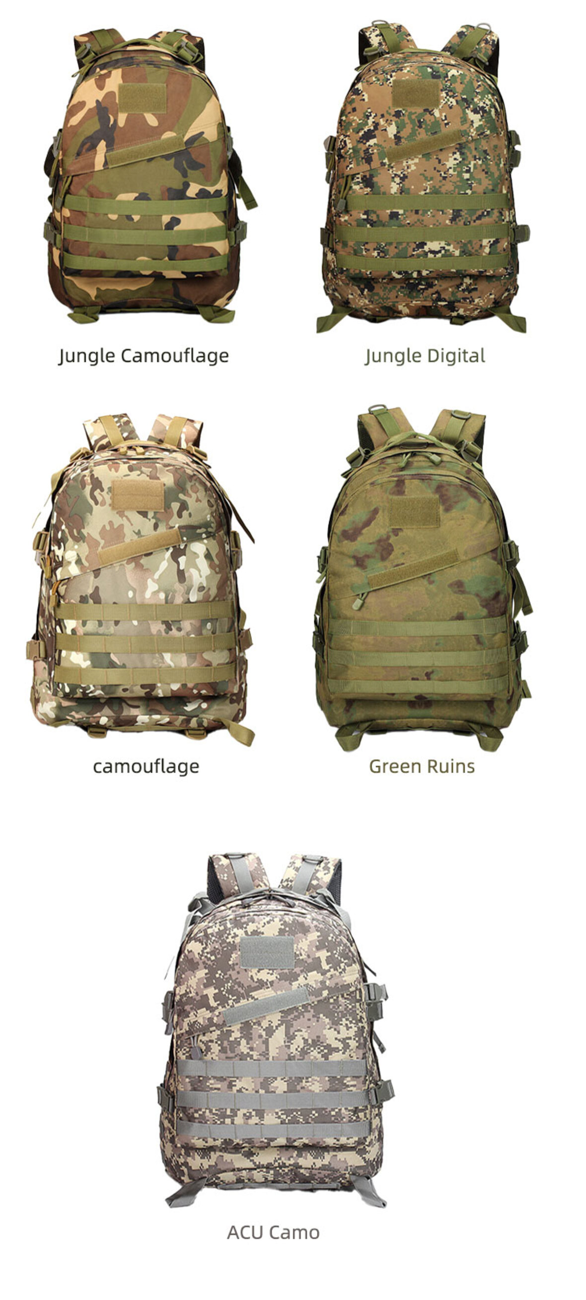 3D nylon outdoor tactical backpack