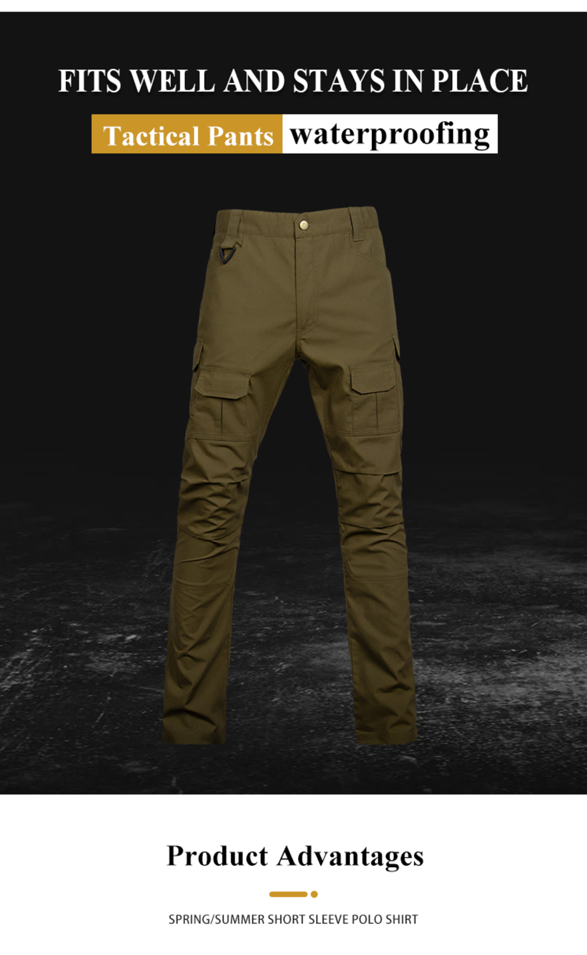 Waterproof Tactical Combat Trousers