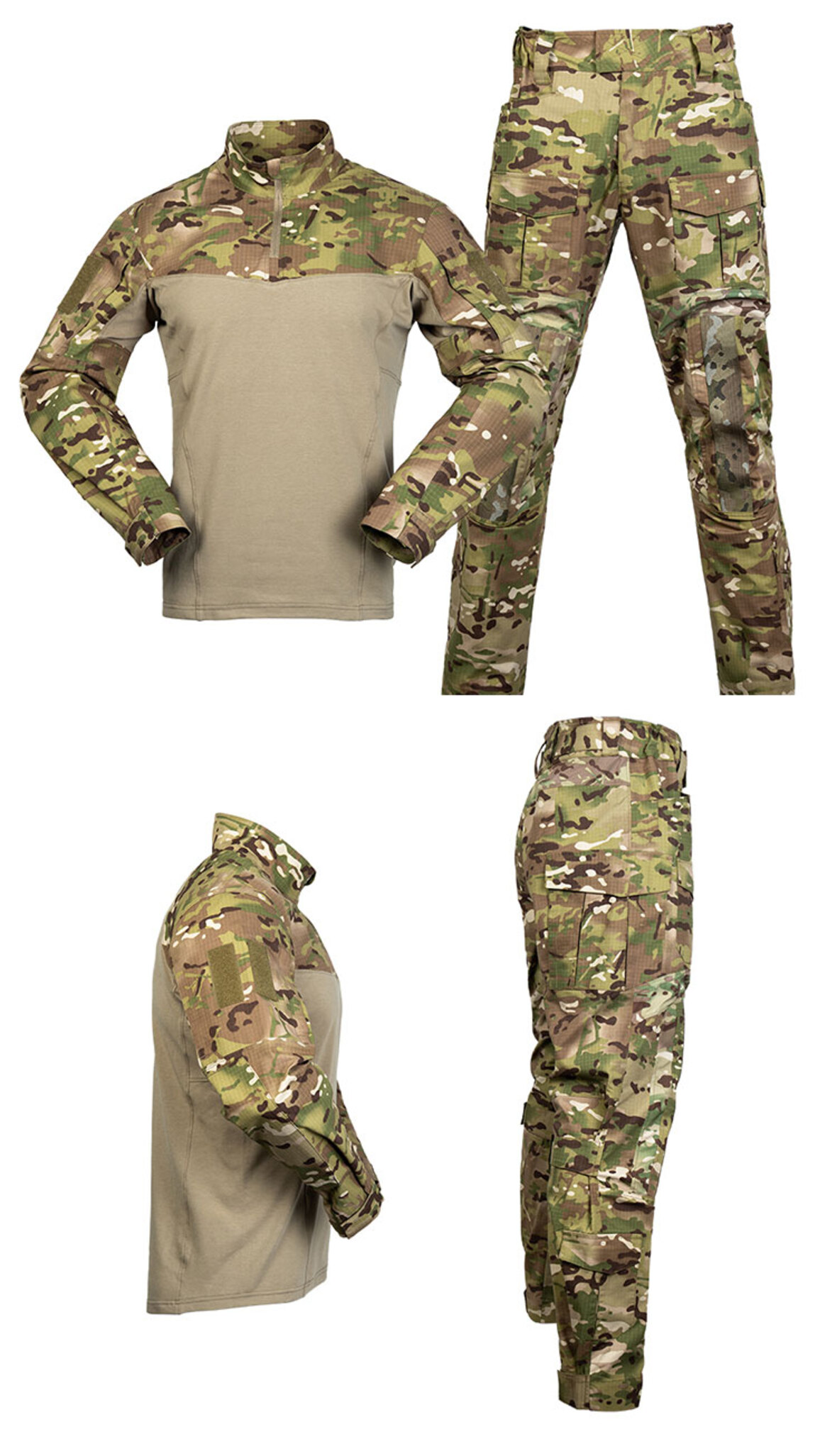 Camouflage AK uniform three-piece set