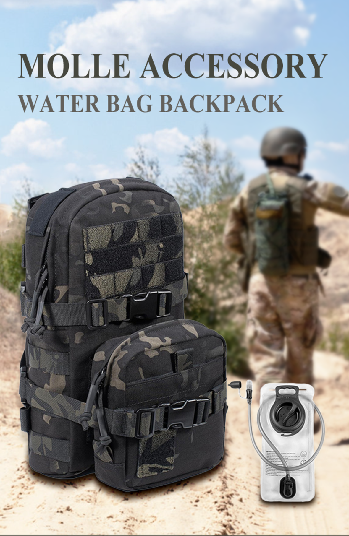 MOLLE accessories tactical storage bag