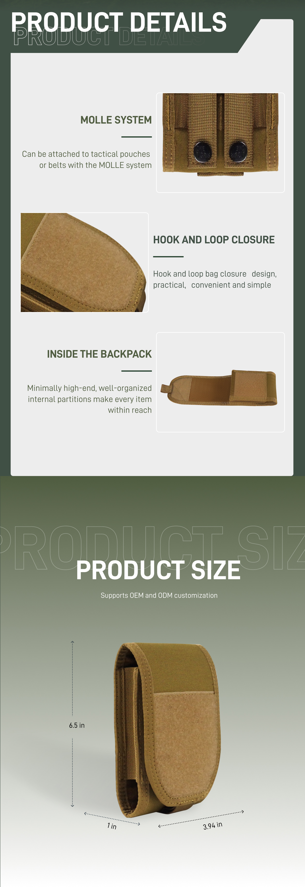 Tactical MOLLE Phone Pouch