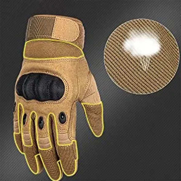 Custom Touch Screen Military Spec Full Finger Gloves