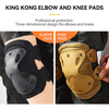 Outdoor Tactical Combat Knee Elbow Protective Pads Guard Set