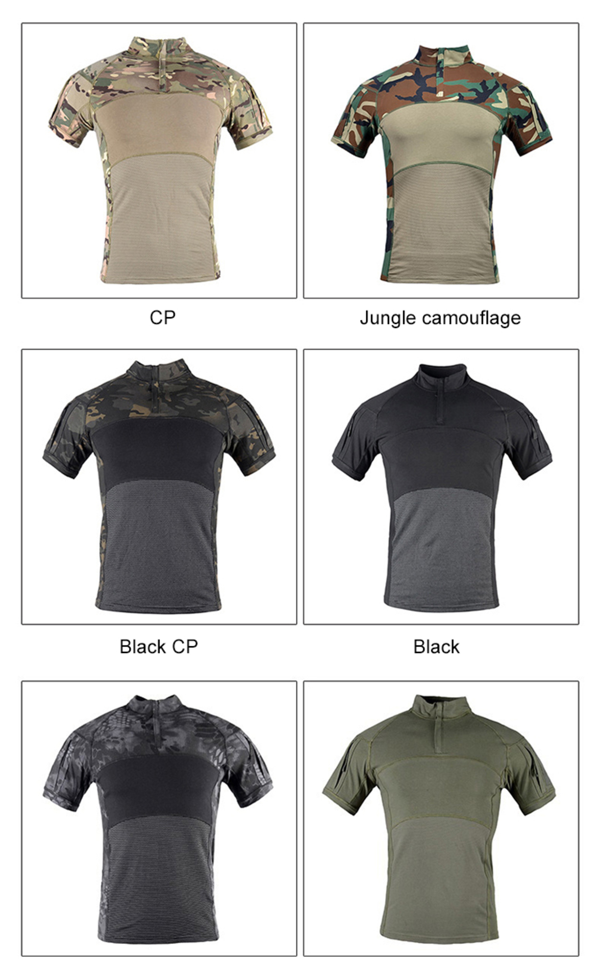 Outdoor CS training camo frog tactical T-shirt