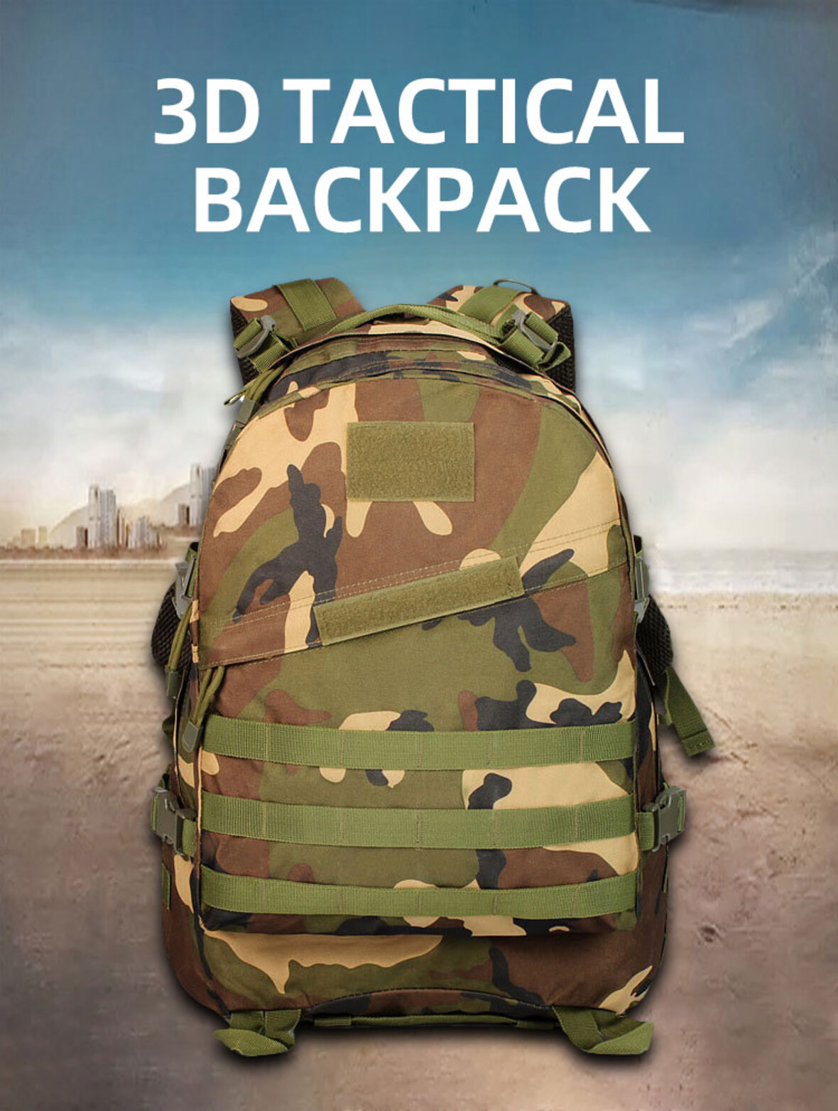 3D nylon outdoor tactical backpack