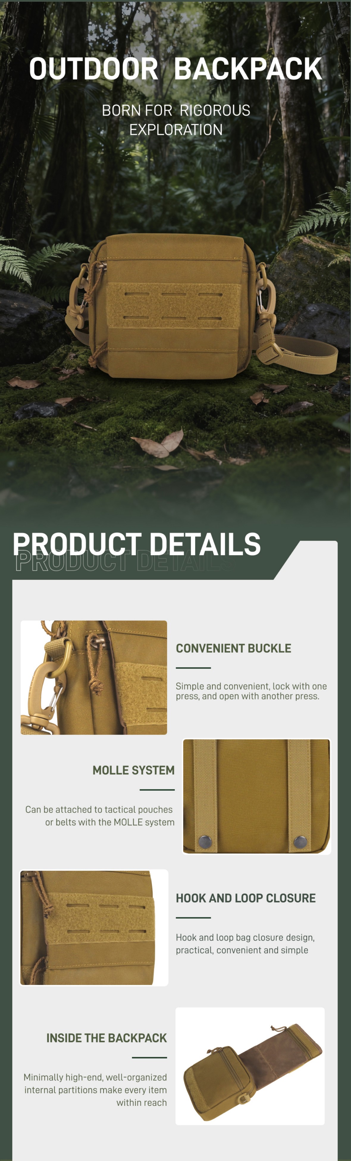 Tactical Molloe Waist Pack