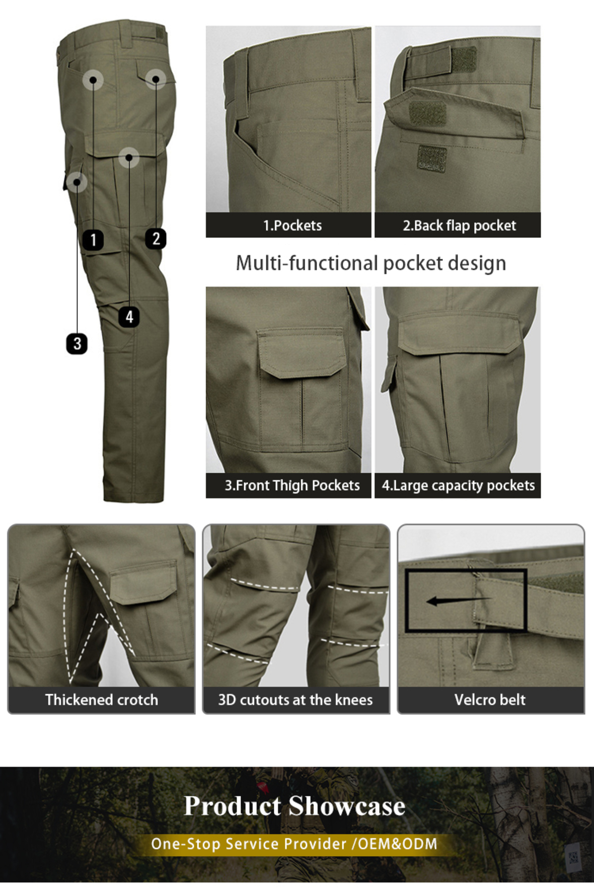 Waterproof Tactical Combat Trousers