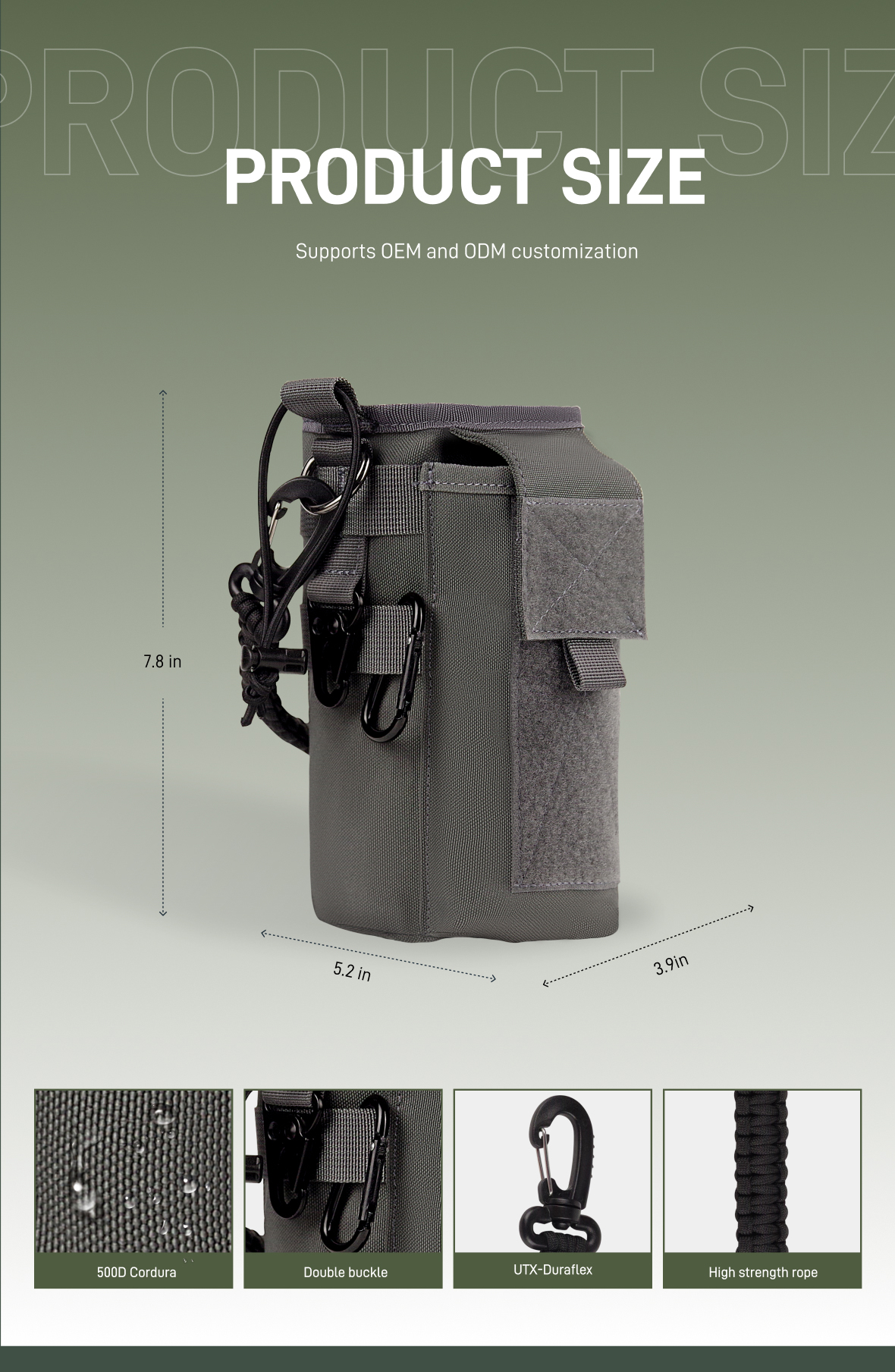 Outdoor Multi-functional Water Bottle Bag