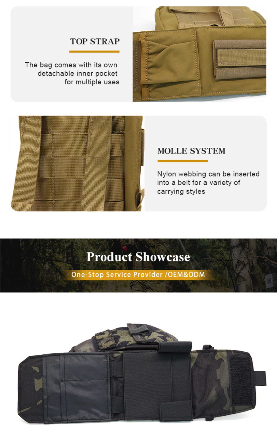 Tactical Backpack with Molle System