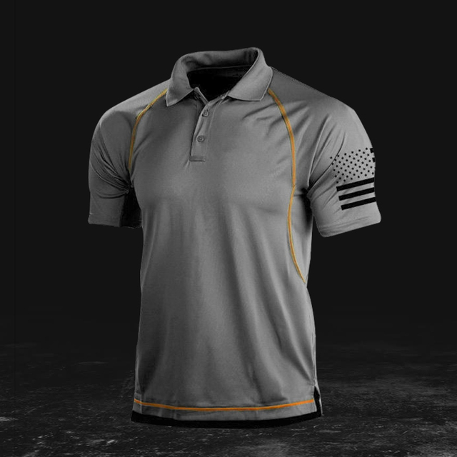 Outdoor Cs Training Sports Prin Short Sleeve Polo Tactical Shirt