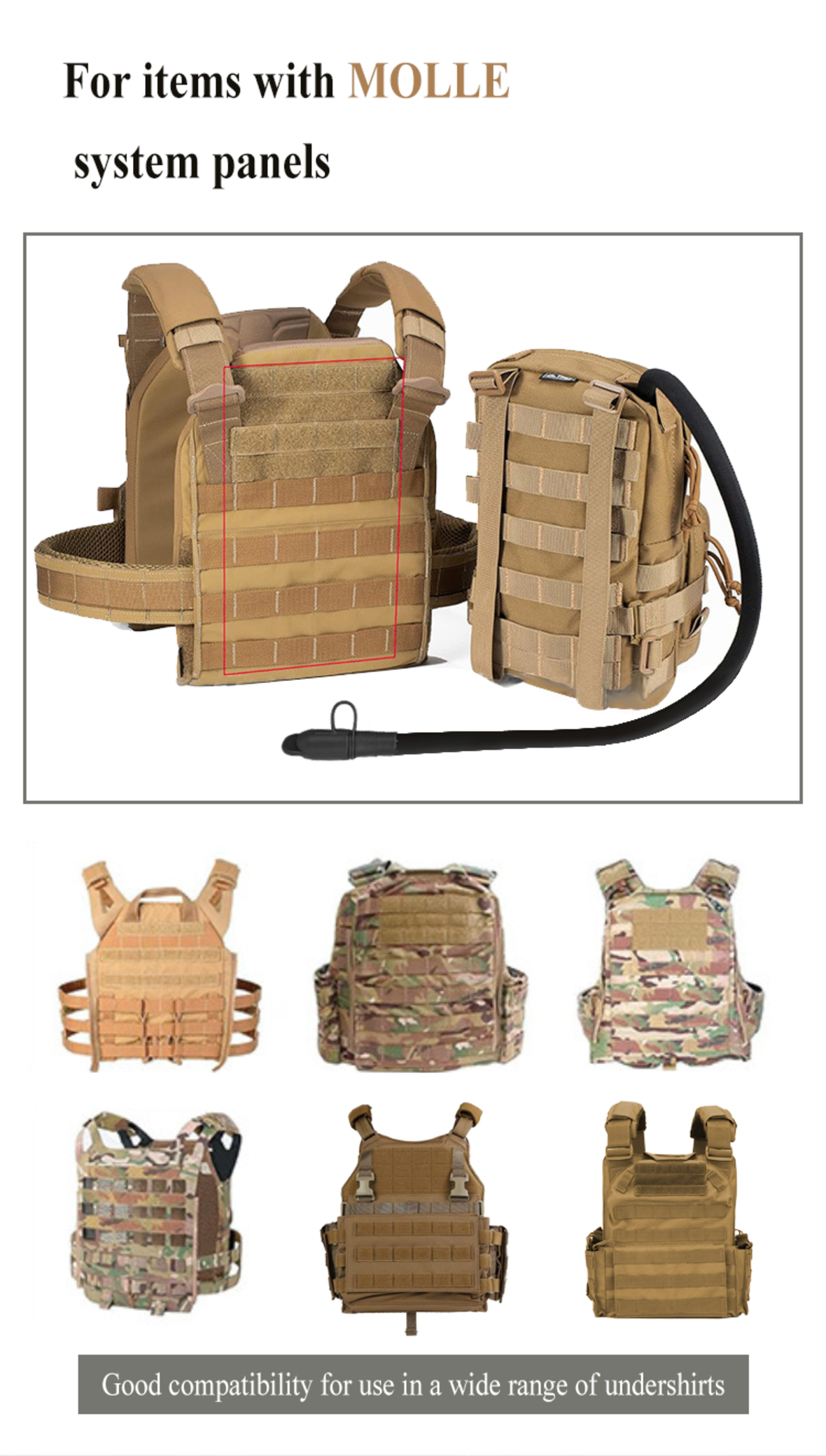 MOLLE accessories tactical storage bag