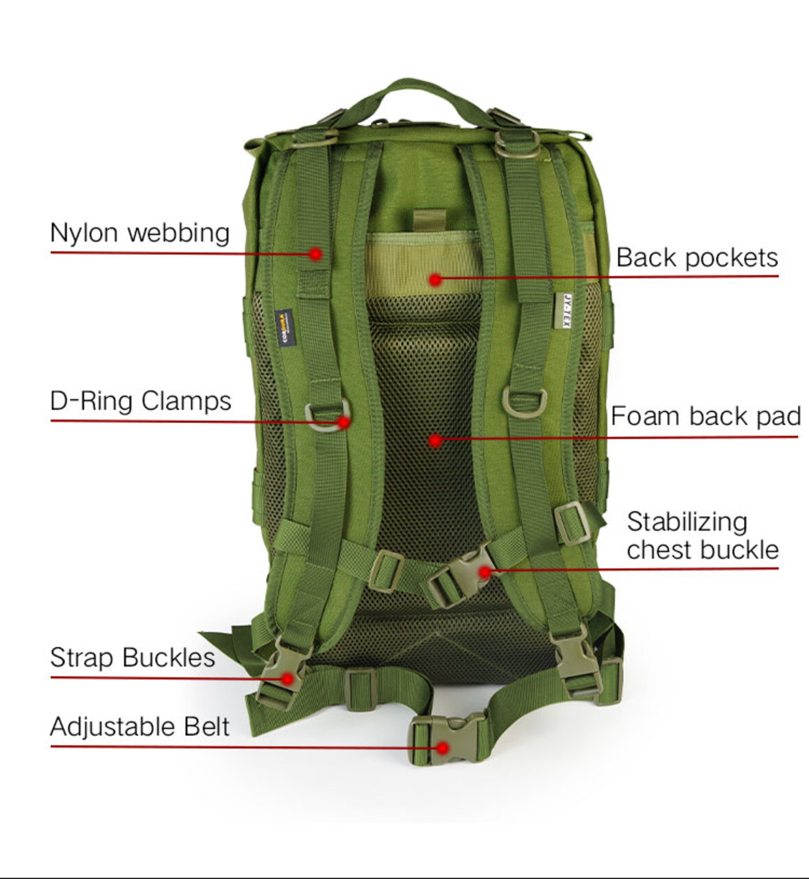 Outdoor travel tactical backpack