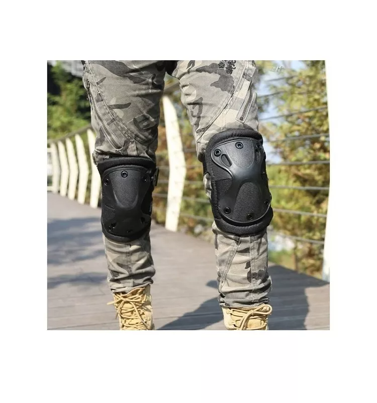 Outdoor Tactical Combat Knee Elbow Protective Pads Guard Set