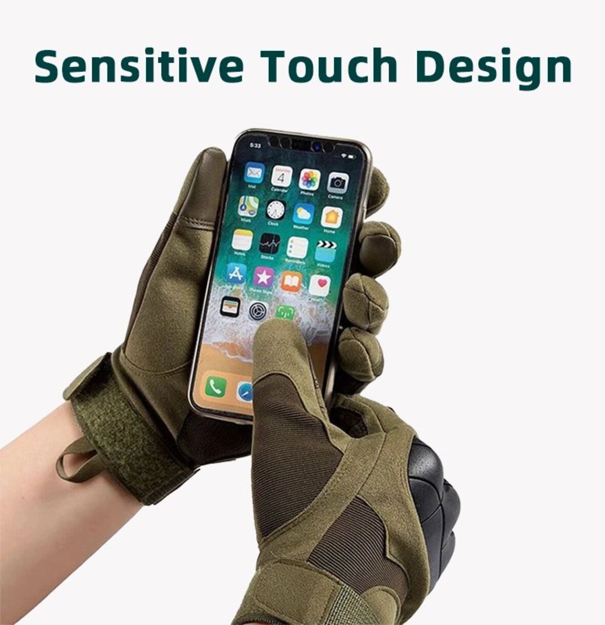 Touchscreen Tactical Waterproof Cut Resistant Gloves