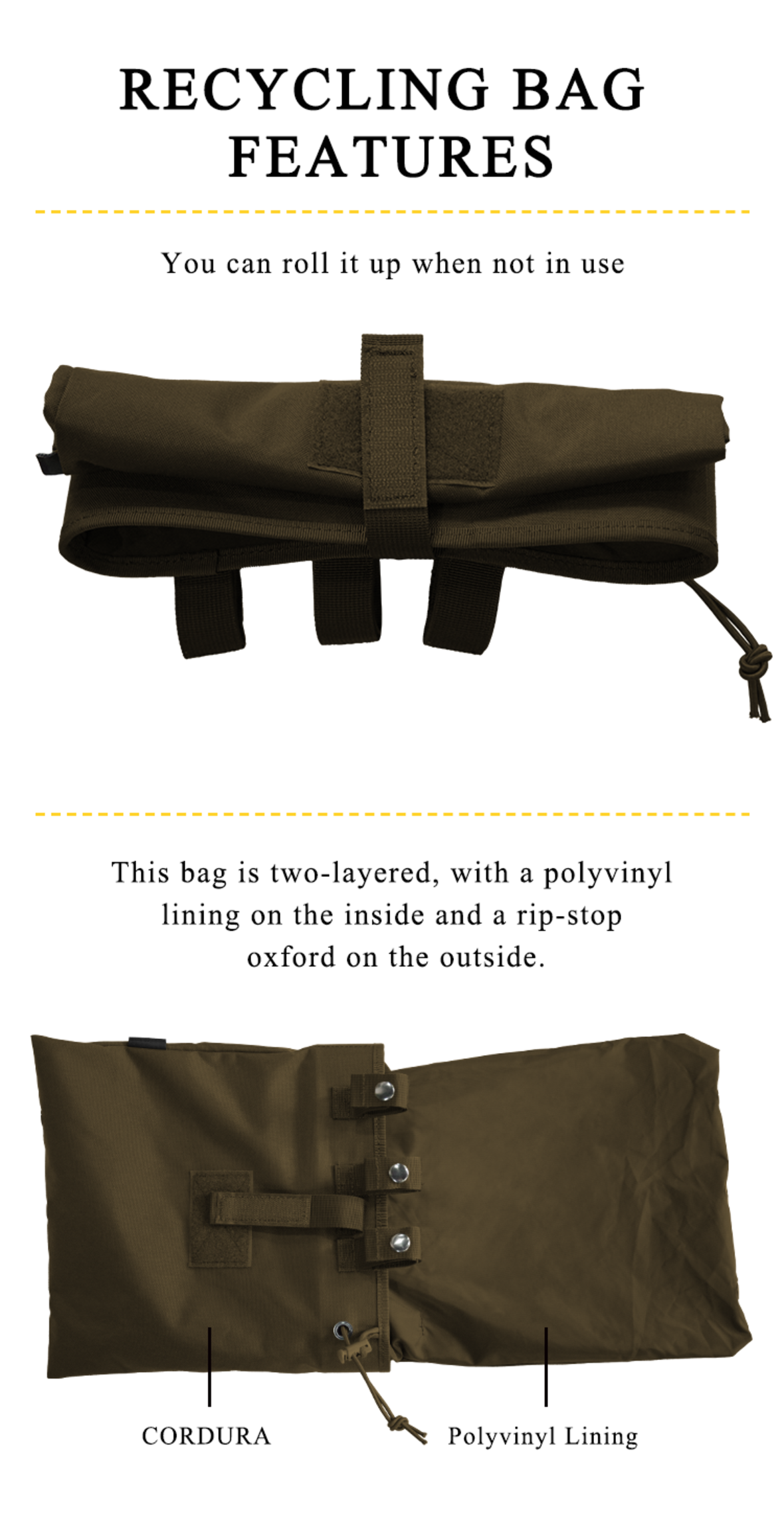 Outdoor Nylon Cordura Molle Tactical Straddle Bag