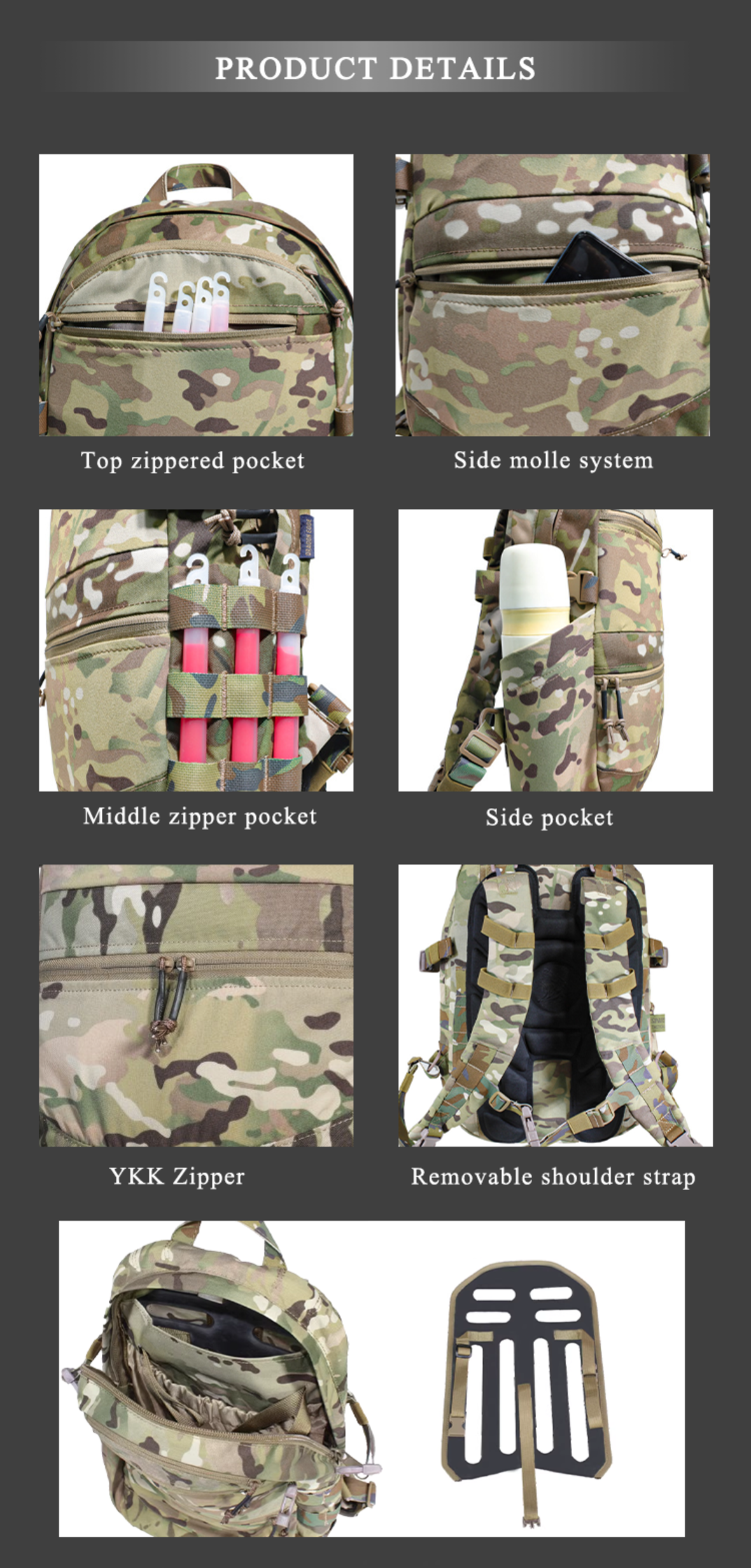 AVS Outdoor Tactical Training Backpack