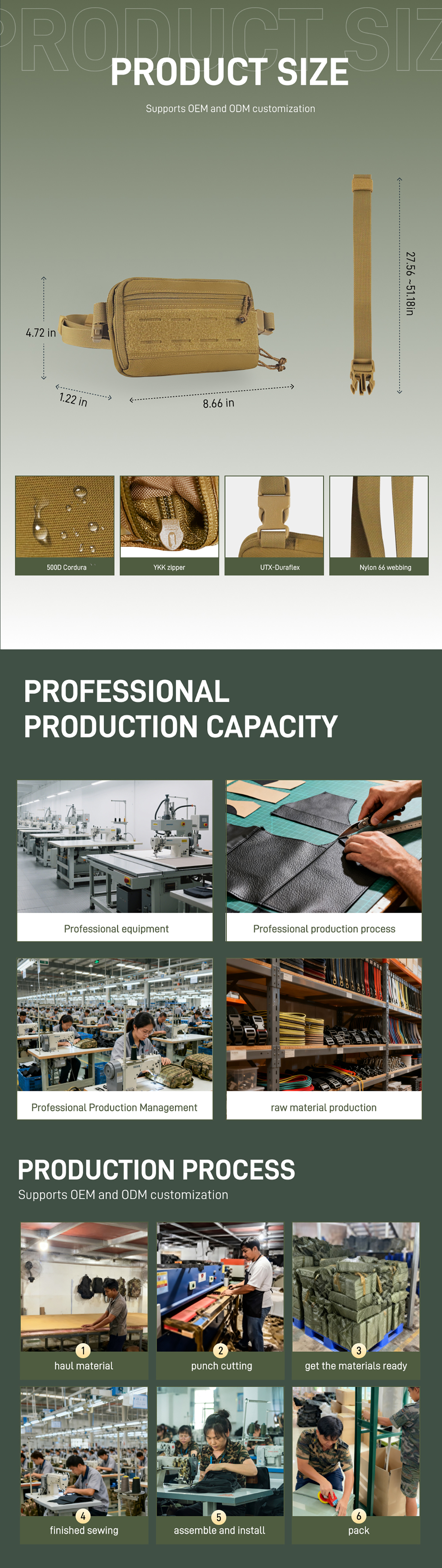 Multi-functional Tactical MOLLE Waist Pack