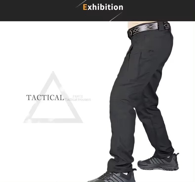 Men's Polycotton Tactical Cargo Pants