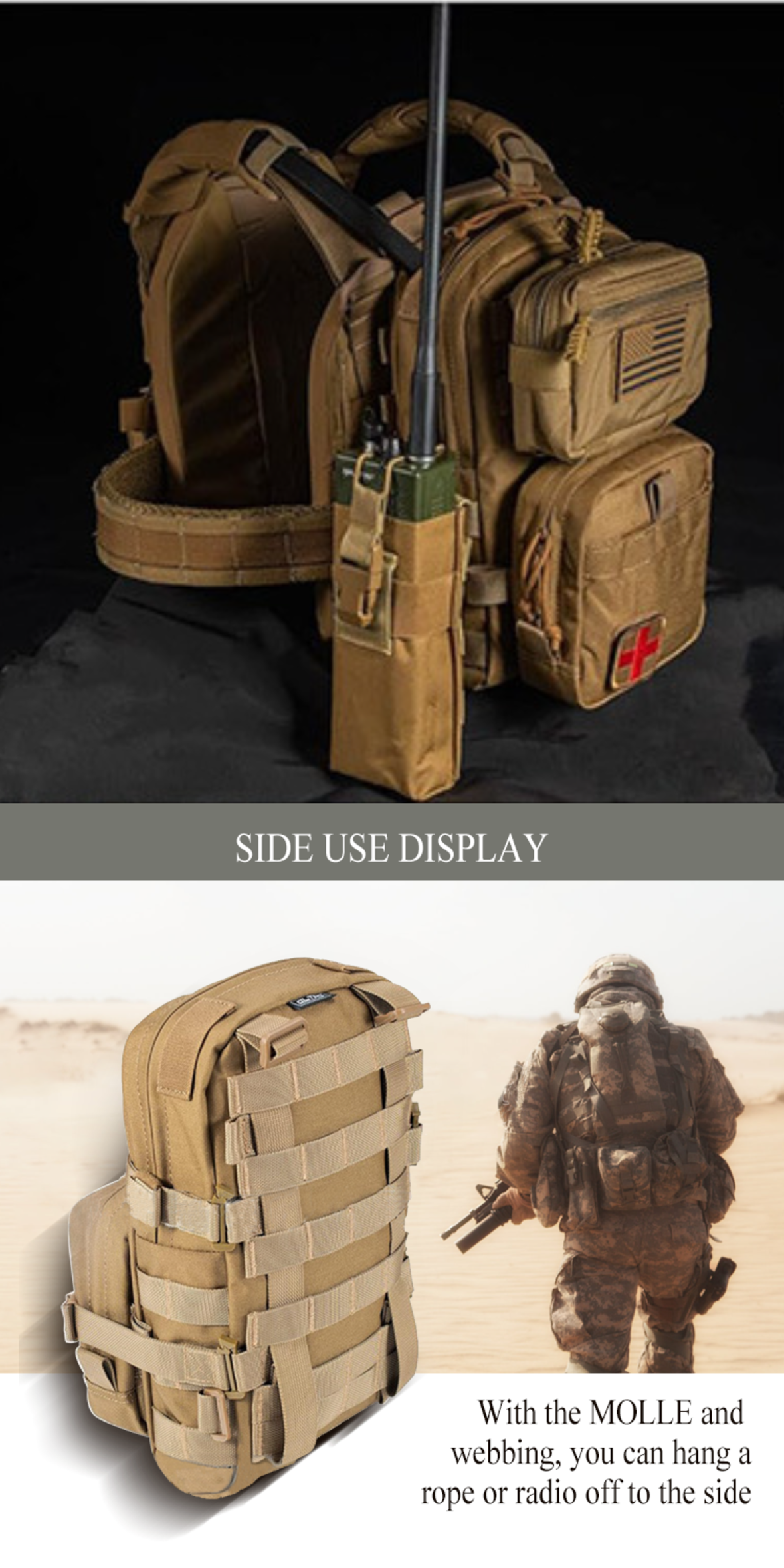 MOLLE accessories tactical storage bag