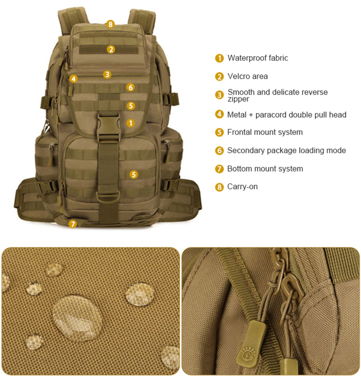 X9 Backpack Mountaineering Travel Backpack