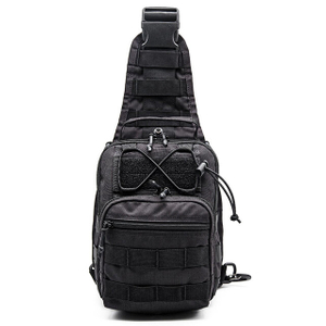 High-end Multifunctional Black Tactical Crossbody Bag