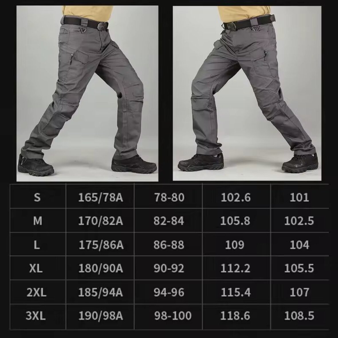 Men's Polycotton Tactical Cargo Pants