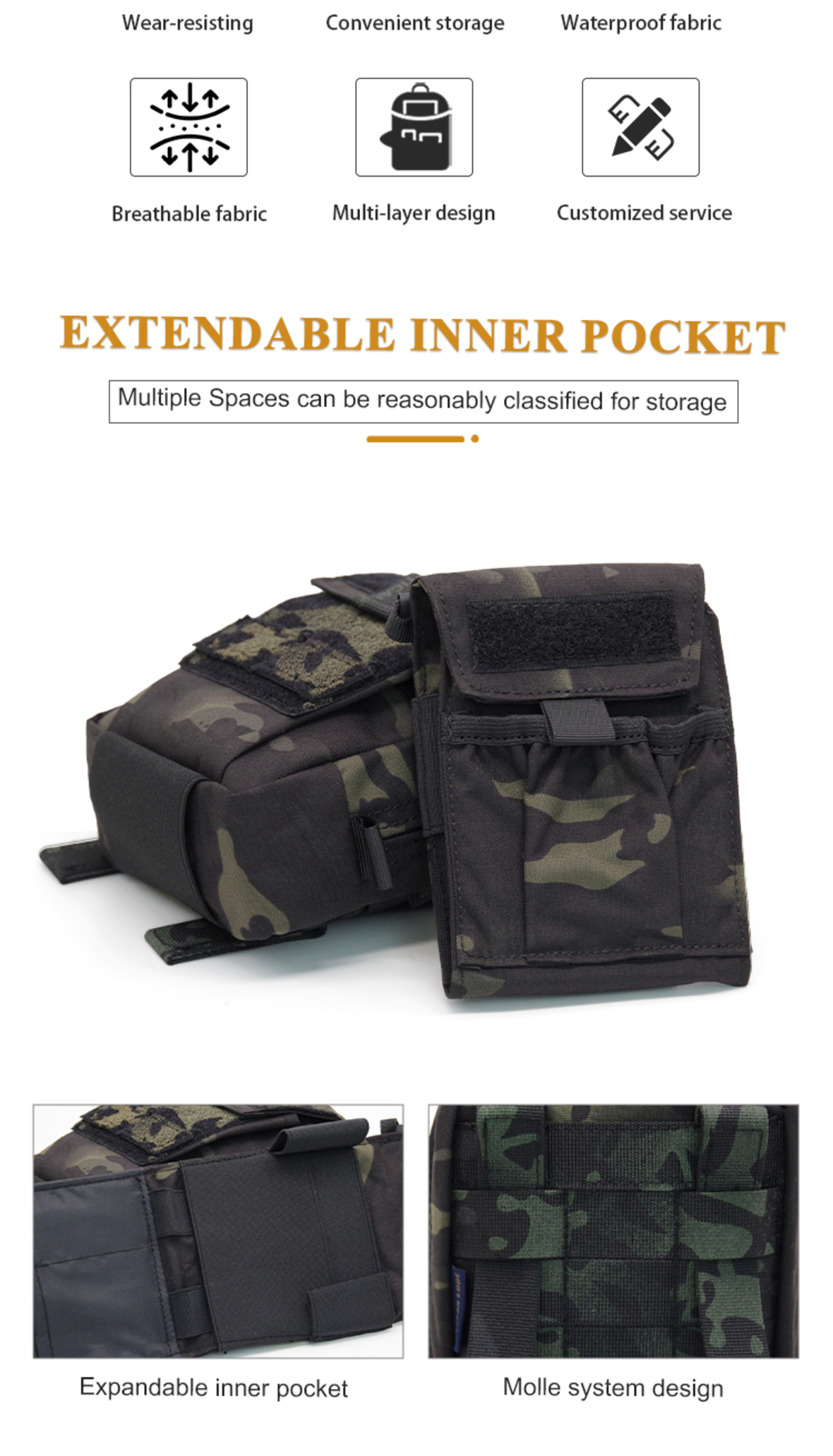 Tactical Backpack with Molle System