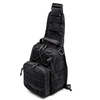 High-end Multifunctional Black Tactical Crossbody Bag