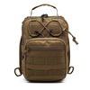 High-end Multifunctional Brown Tactical Crossbody Bag